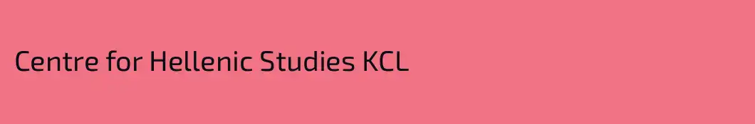 Centre for Hellenic Studies KCL